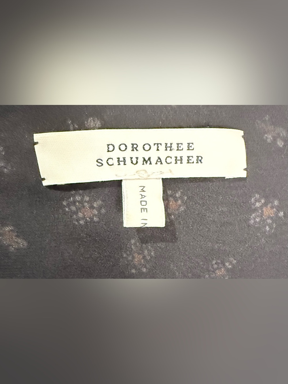 Dorothee Schumacher Patchwork Silk Blend Midi Dress Size 4 - Picture 9 of 11